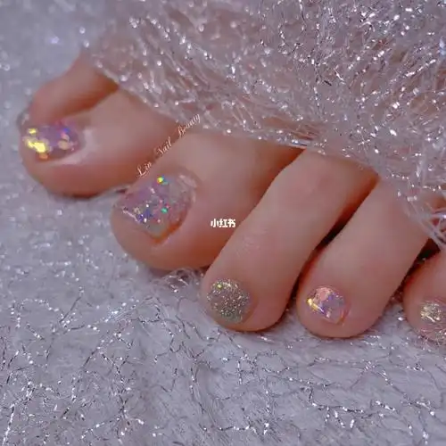脚丫子美甲丨大亮片丨爆闪78