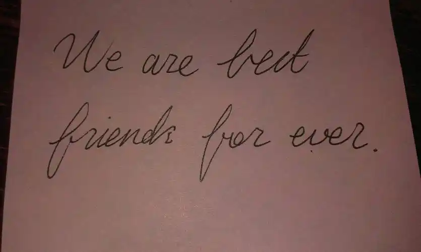 花体字怎么写我们永远是好朋友图片