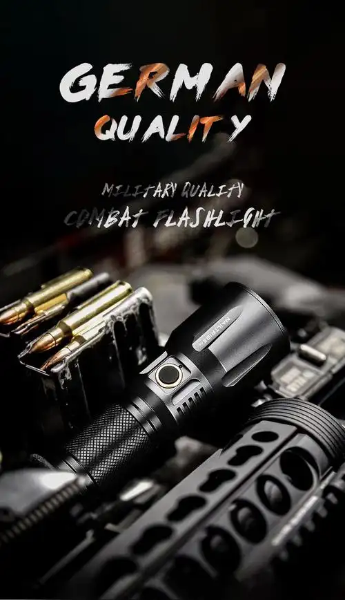 德国强光手电筒战术可充电远射户外超亮氙气灯进口超长续航 普通xpg