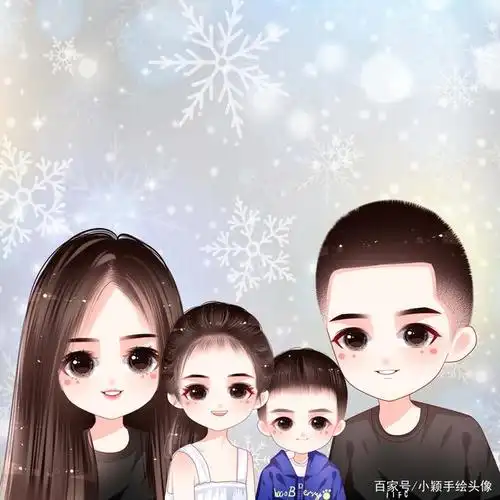 3月份好看的头像,一家三口,四口,五口头像,幸福家庭头像