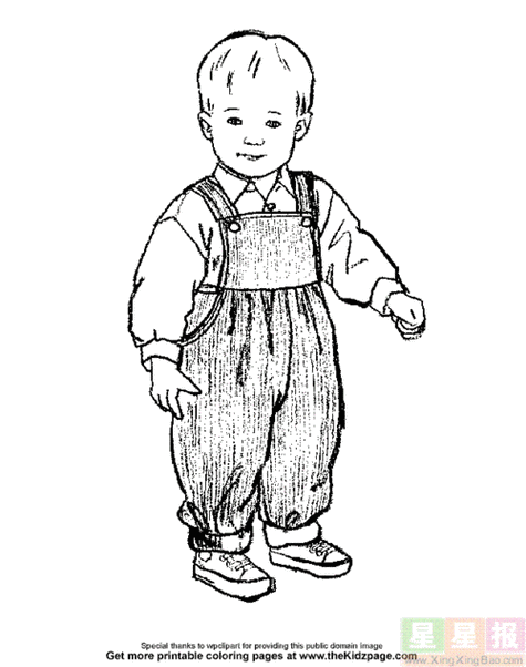 简笔画站立的小男孩动漫人物简笔画情侣q版步骤彩色裤子简笔画画法