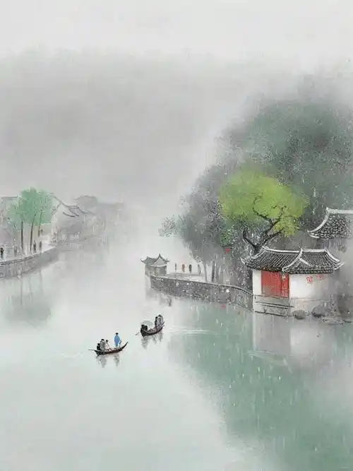 好美的江南烟雨!