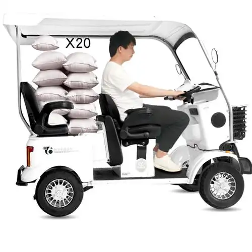 【京品优选】22新款电动四轮双人电动车小型老人家用电瓶车残疾旗舰店