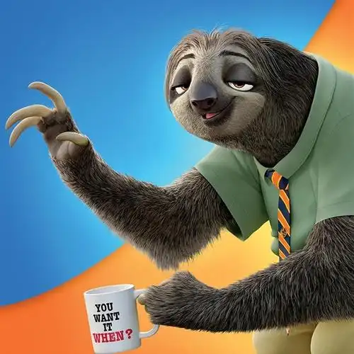 疯狂动物城闪电树懒先生壁纸图片1024*1024下载高清大图预览其它尺寸_