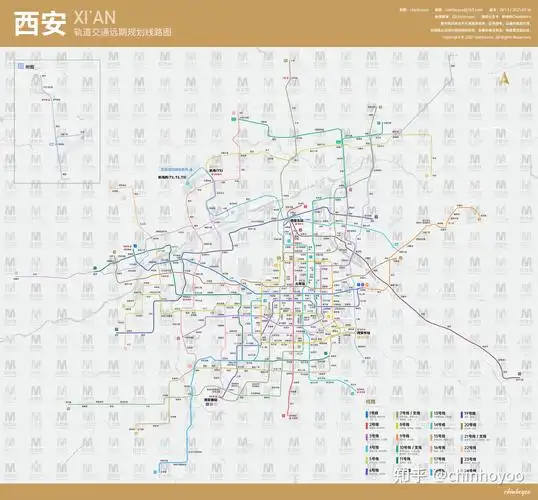 西安轨道交通线路图20502025运营版
