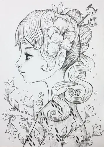 点赞  评论  黑白 线稿 手绘 装饰画 0 2708 海的蓝hwk  发布到  漫画