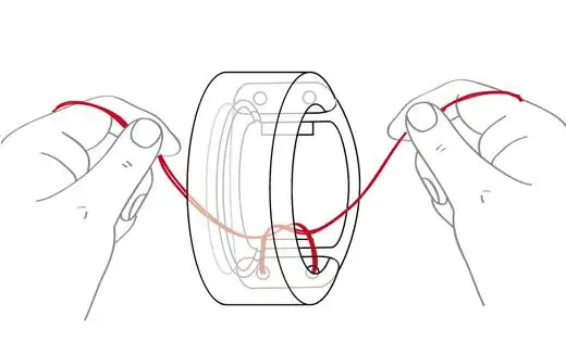 戒指说明书设计示意图设计手绘插图