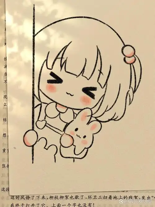 哇塞,看看这些q版简笔画,简直萌到爆炸啦!