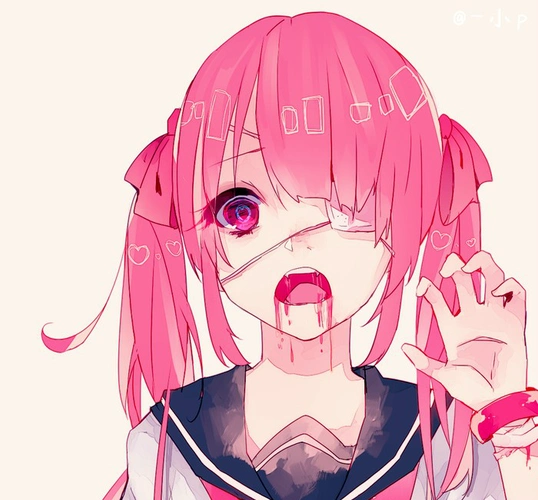 高清二次元卡通头像看你一眼就会笑的人一定特别喜欢你