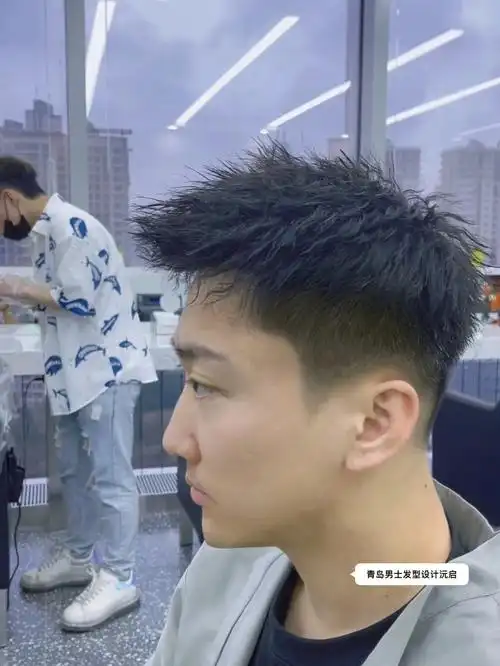 男士发型男士烫发钢架烫摩根烫男生发型