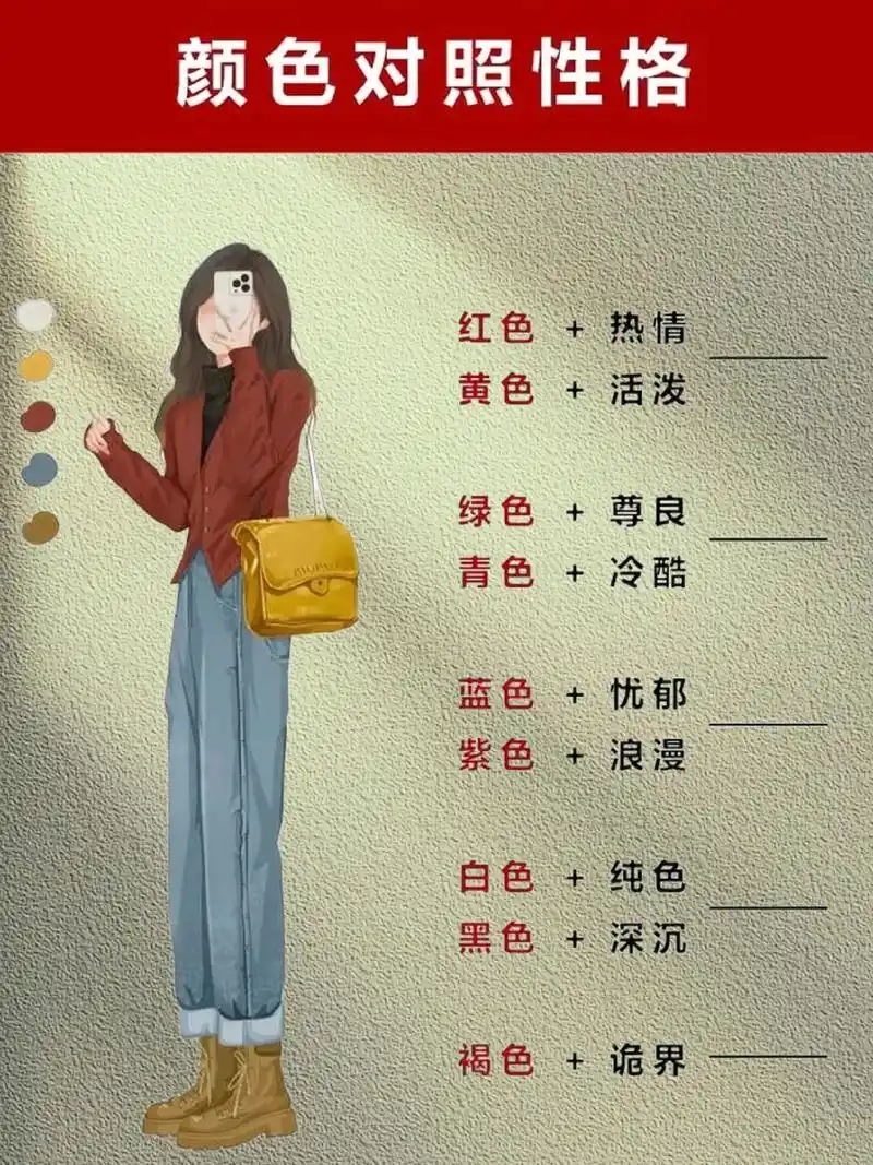 穿衣搭配法则.颜色搭配性格,扬长避短,整体搭配口诀来啦#穿搭 - 抖音