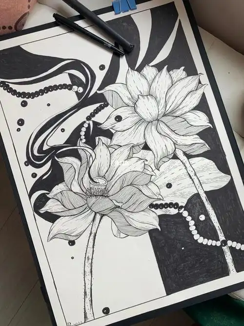 没事练练线条画