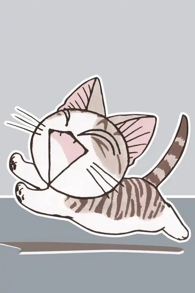 甜甜私房猫可爱卡通图iphone4s壁纸下载