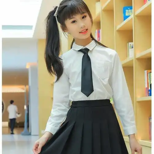 夏天9岁-12岁儿童班服学院风中童女装小女孩子夏装小学生校服夏款学生