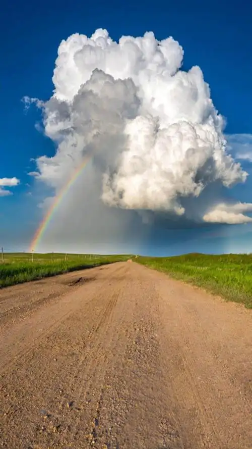 清新养眼蓝天白云手机壁纸