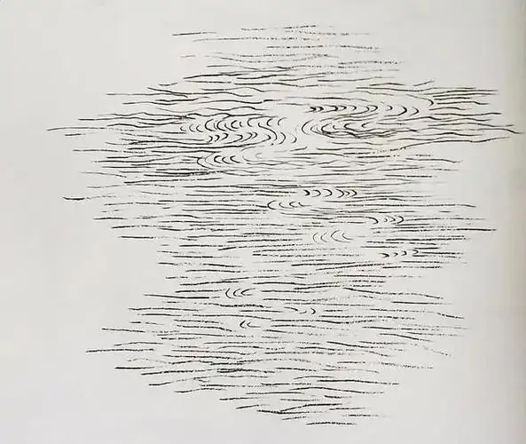 【国画山水】湖水的常见画法|纹理|波纹|墨线|水纹|浓墨_网易订阅