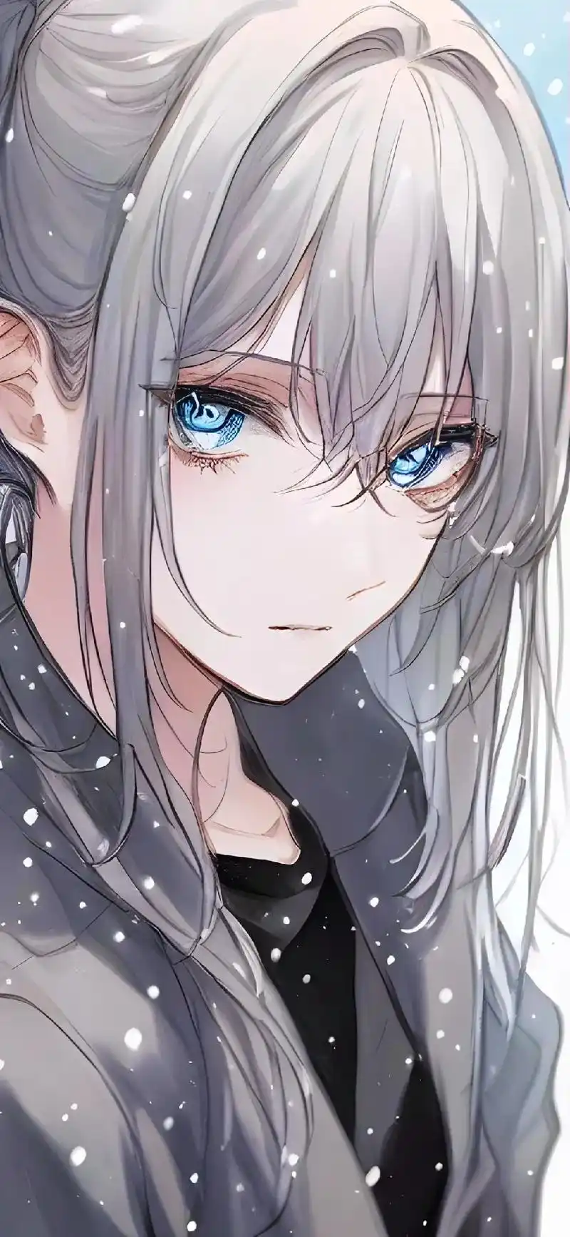 白发女生壁纸.#二次元壁纸 #二次元动漫 #壁纸 #二次元  - 抖音