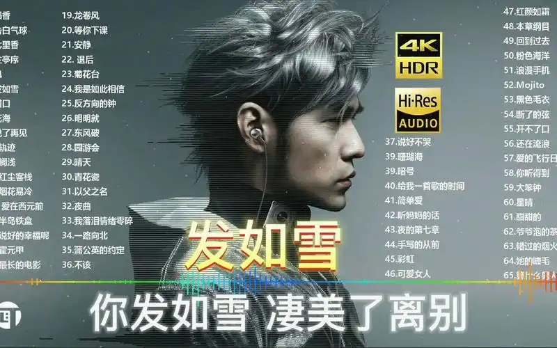 发如雪-周杰伦丨日推歌单好歌推荐歌曲推荐音乐推荐免费听歌好歌分享