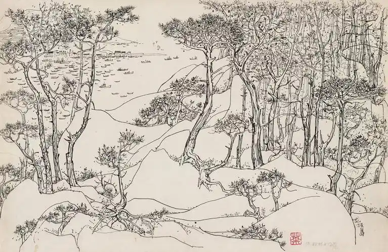 吴冠中经典作品欣赏(二)01