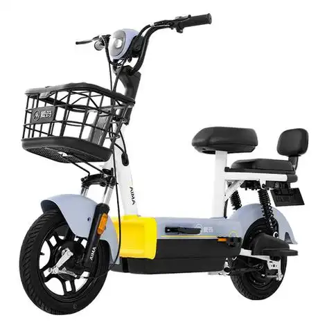 爱玛电动车战将48v20铅酸成人通勤款长续航电动自行车多少钱-聚超值