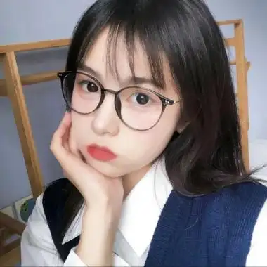女生戴眼镜高清大图头像可爱的小姐姐的图片戴眼镜清晰头像