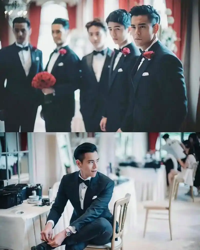 最帅伴郎团#袁弘张歆艺婚礼