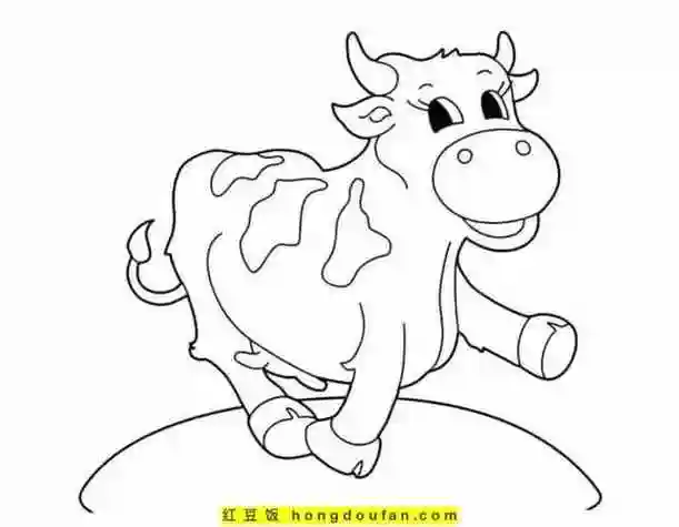 农场的动物 简笔画,农场的动物简笔画又好看又简单