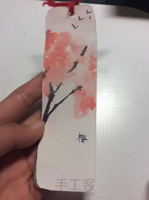 古风樱花书签