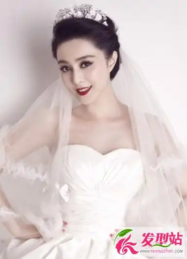 范冰冰婚礼婚纱照发型抢先看 女神嫁李晨哪一套造型最惊艳-明星发型