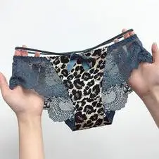 glambodymagicnaturalline女士低腰蝴蝶结蕾丝内裤nk1316