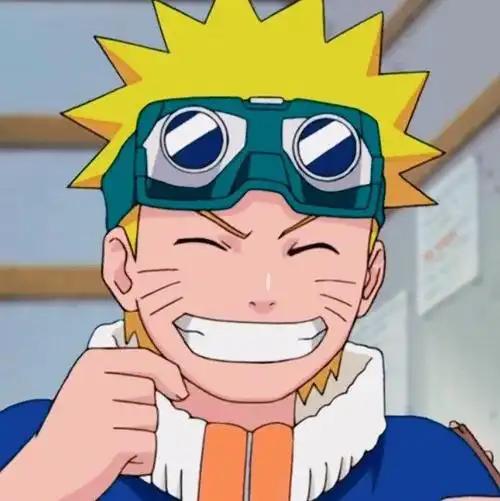 漩涡鸣人自截头像无时不刻都是爽朗的笑容