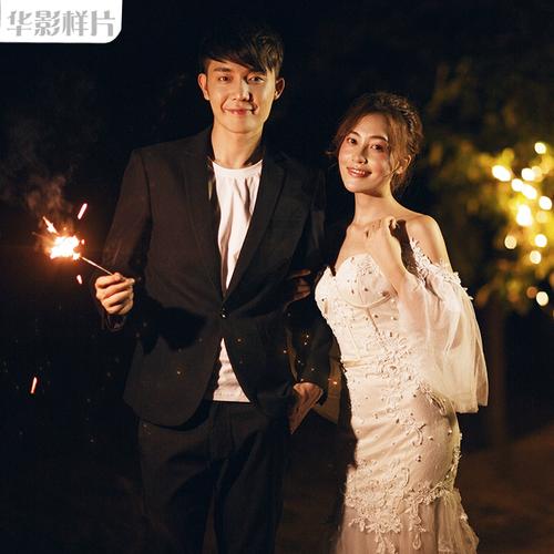 外景夜景婚纱照情侣照样片客样照s400