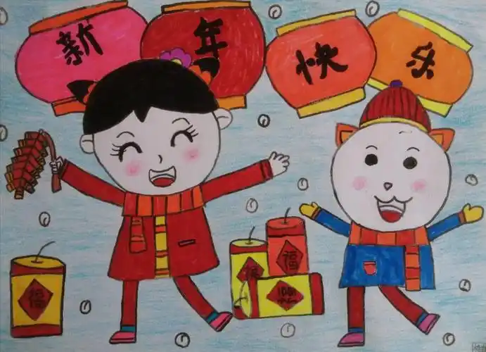瑞雪辞旧岁 妙笔迎新年 ———必斯营子镇九年一贯制学校绘画比赛线上