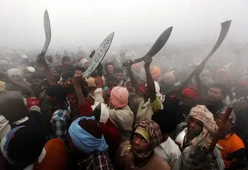 印度教血腥屠杀祭典 屠宰场血流成河