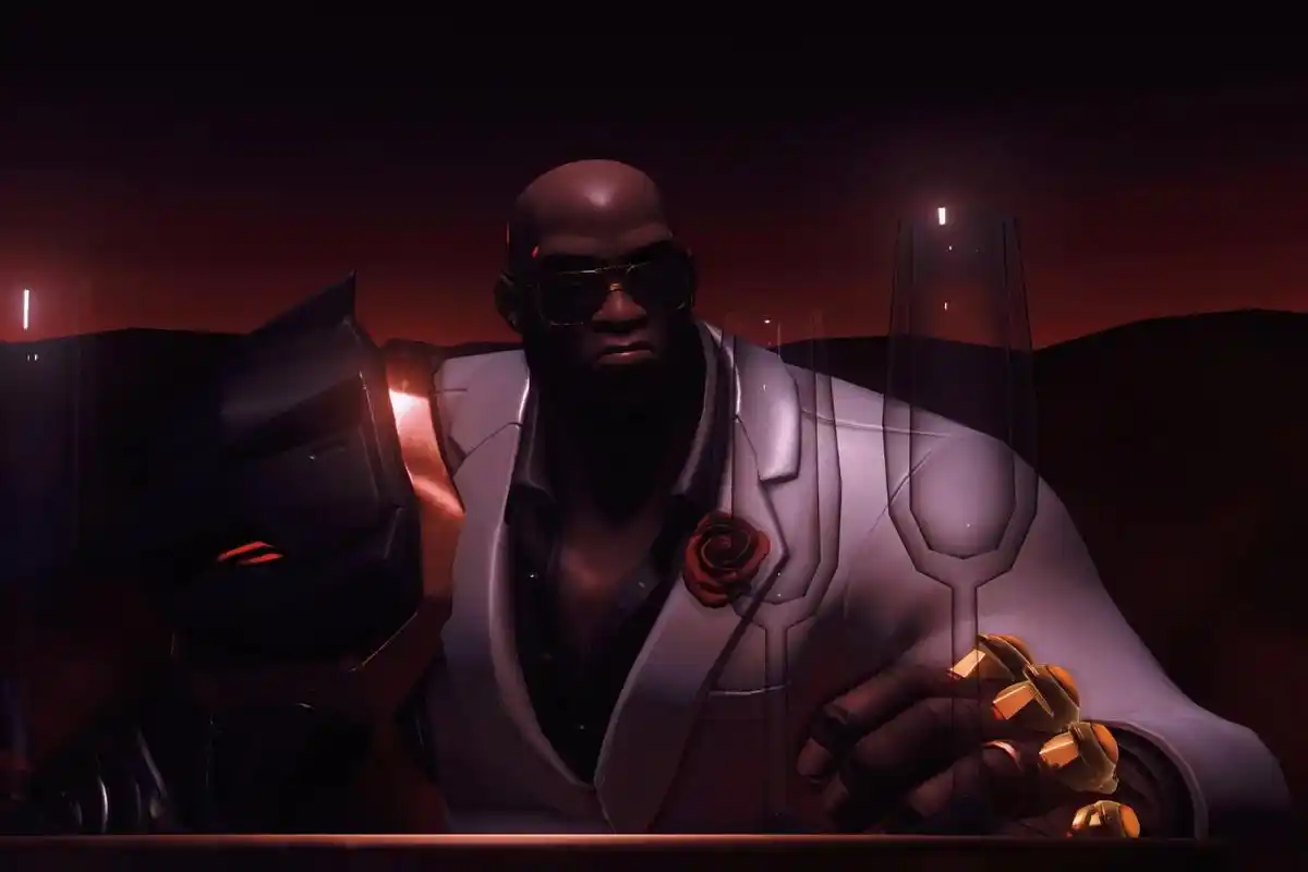 白西服,高脚杯,安娜姐姐垂直飞.#末日铁拳 #守望先锋  - 抖音