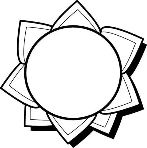 城市轮廓图简笔画点状