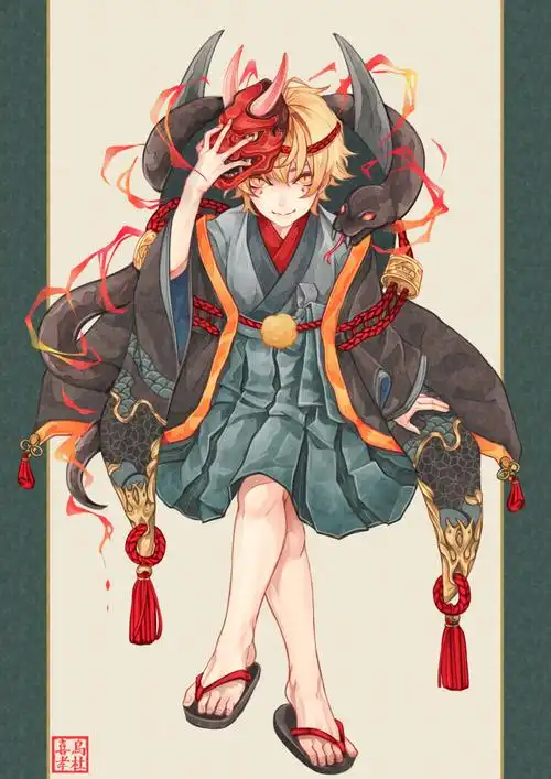 阴阳师 般若 绘师:烏杜喜孝(p id=1254878) 本作品id=72940520