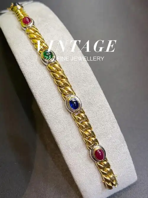 宝格丽中古彩色贵宝手链