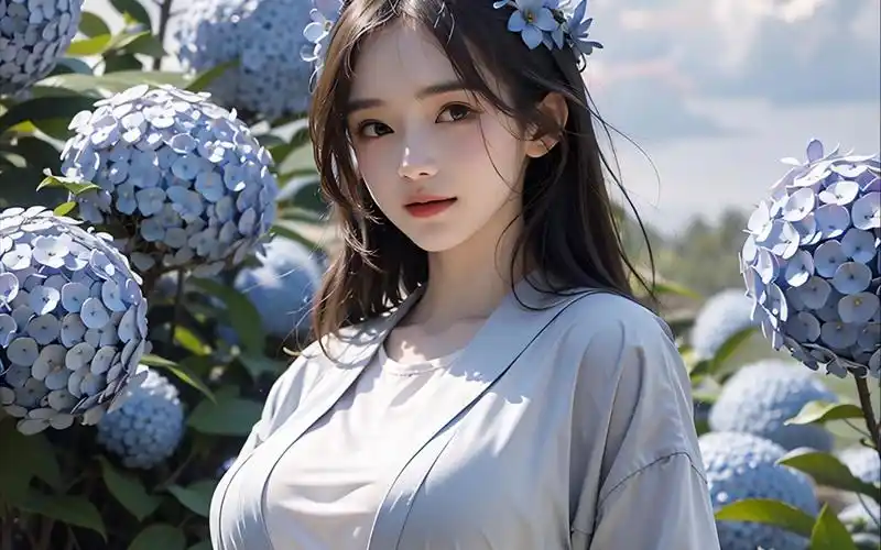 很有诗意的小姐姐 写真美女 美图 ai绘画 ai绘图 ai画图 4k超清 壁纸