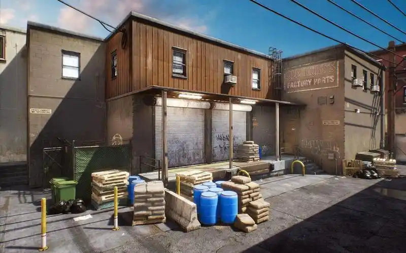 maya大型游戏场景建模:次世代写实吃鸡场景模型教学,快来捡把98k!!