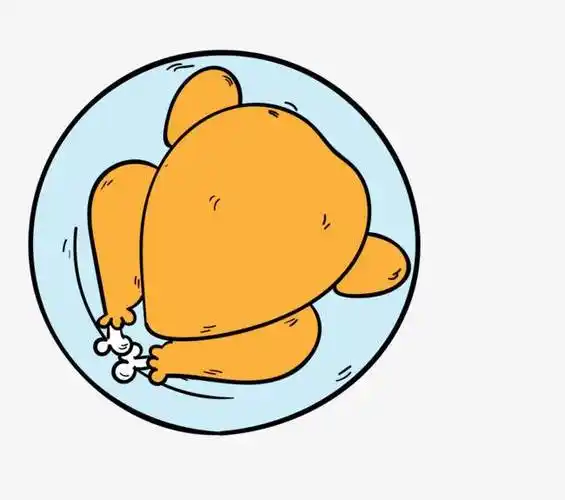 鸡肉简笔画 鸡肉简笔画图片