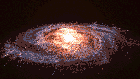 宇宙中几乎所有的天体都在自转动力源从何而来