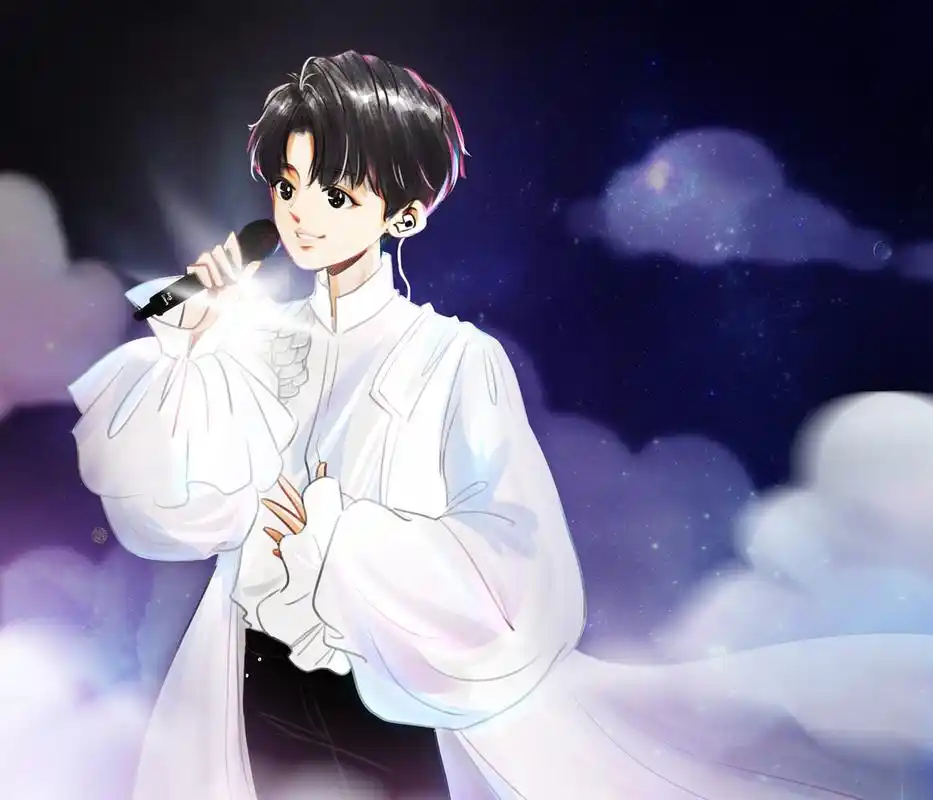 tfboys分享190824饭绘王源六周年舞台集记录发光发亮的源哥