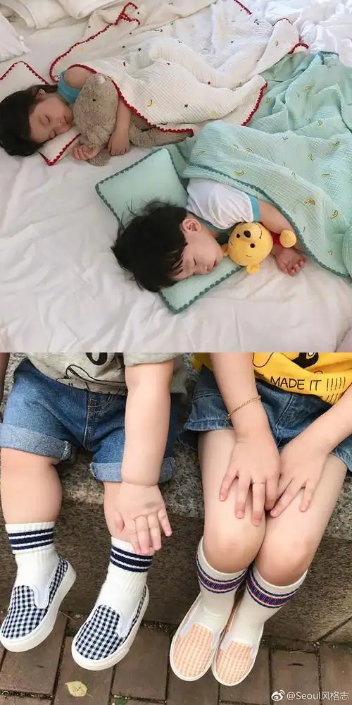 一双小姐弟两份小幸福这样的生活刚好