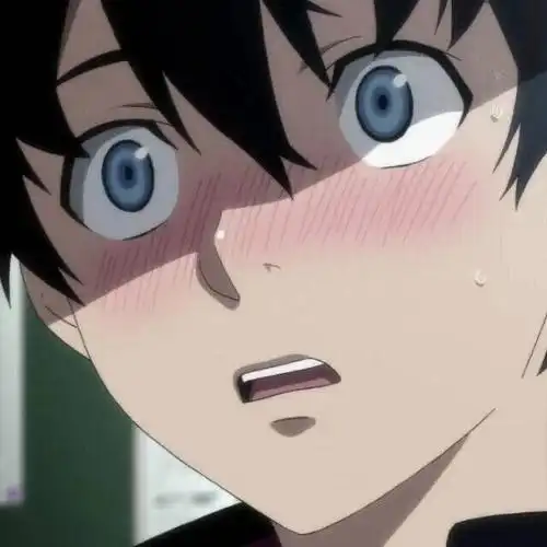 脸红头像男生日漫