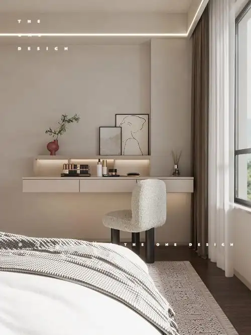简约的卧室设计层次分明的艺术感西安装修