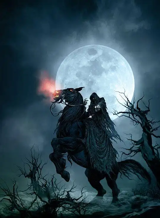 恐怖插画: 数字艺术的黑暗面(5)