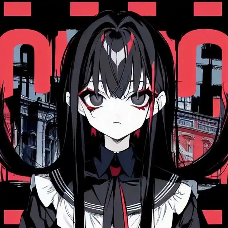 女生头像 暗黑系列 动漫头像