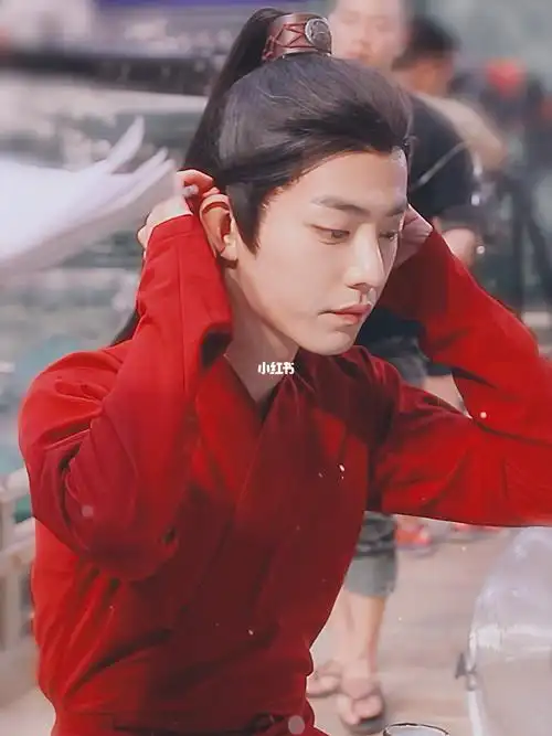 陈情令花絮红衣羡羡真的太绝了怎么看怎么喜欢肖战古风美男