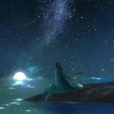 头像星空头像女生